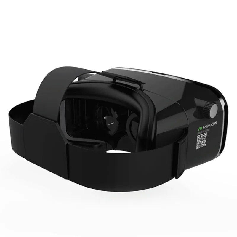 100% Original VR SHINECON Virtual Reality 3D Glasses Helmet VR BOX Movie for Samsung 4.7~6 inch Smartphone Wireless Gamepad 1.0