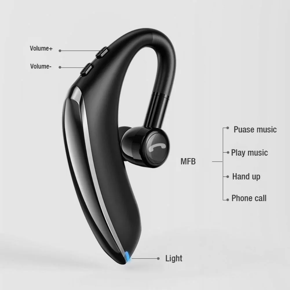 180 Degree Rotating Wireless Bluetooth Car Handsfree Earphones