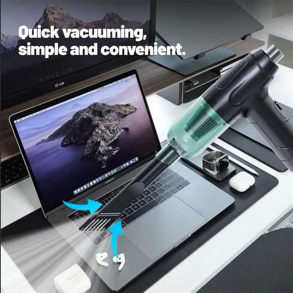 50000RPM Electric Cordless Air Duster | Car Vacuum Cleaner | Keyboard Cleaner Blower