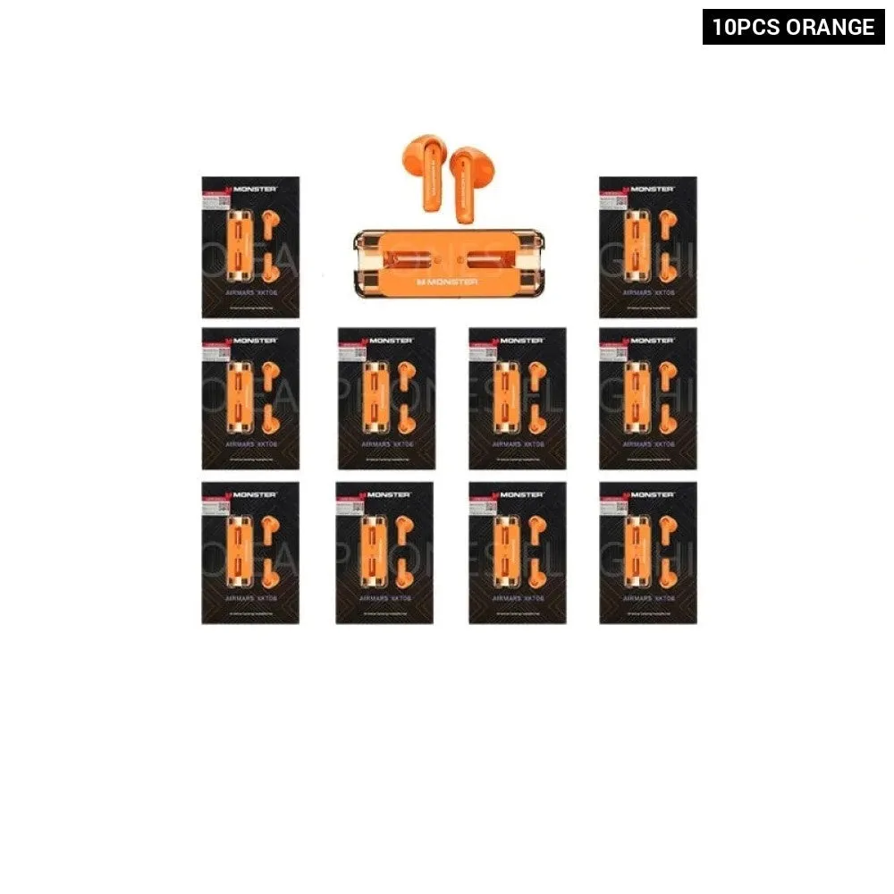 5pcs/2pcs/10pcs Wireless Bluetooth 5.3 Xkt08 Gaming Tws Low Latency Noise Reduction Earphones with Earbuds