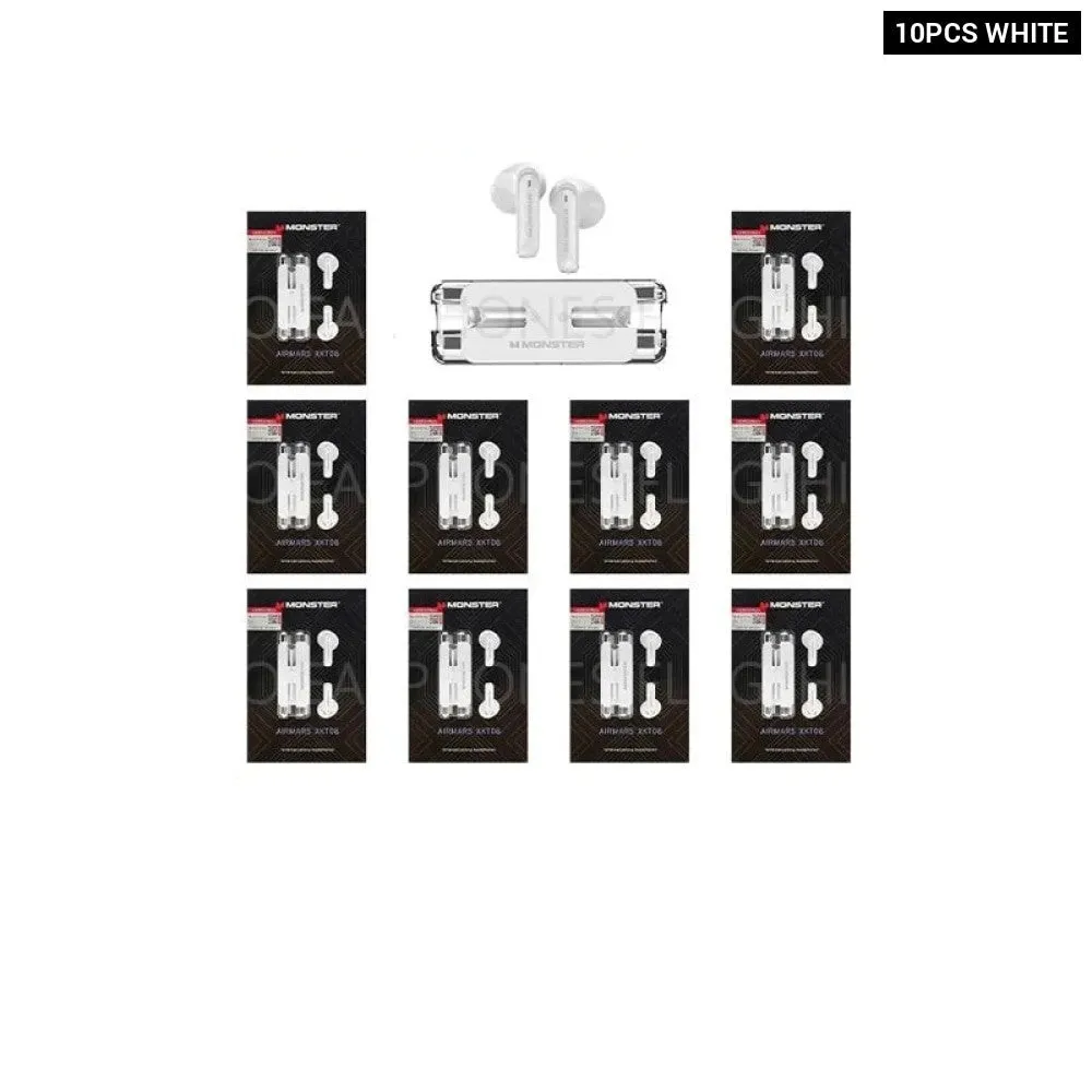 5pcs/2pcs/10pcs Wireless Bluetooth 5.3 Xkt08 Gaming Tws Low Latency Noise Reduction Earphones with Earbuds
