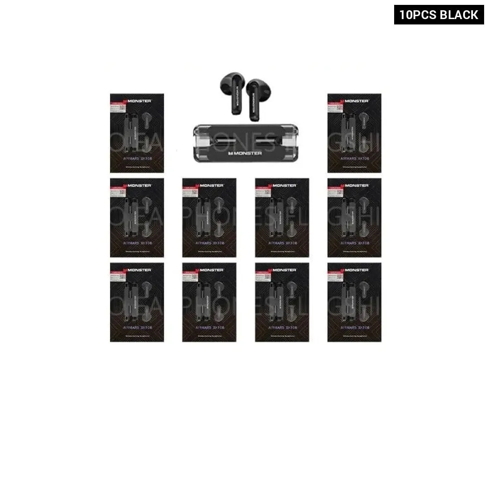 5pcs/2pcs/10pcs Wireless Bluetooth 5.3 Xkt08 Gaming Tws Low Latency Noise Reduction Earphones with Earbuds