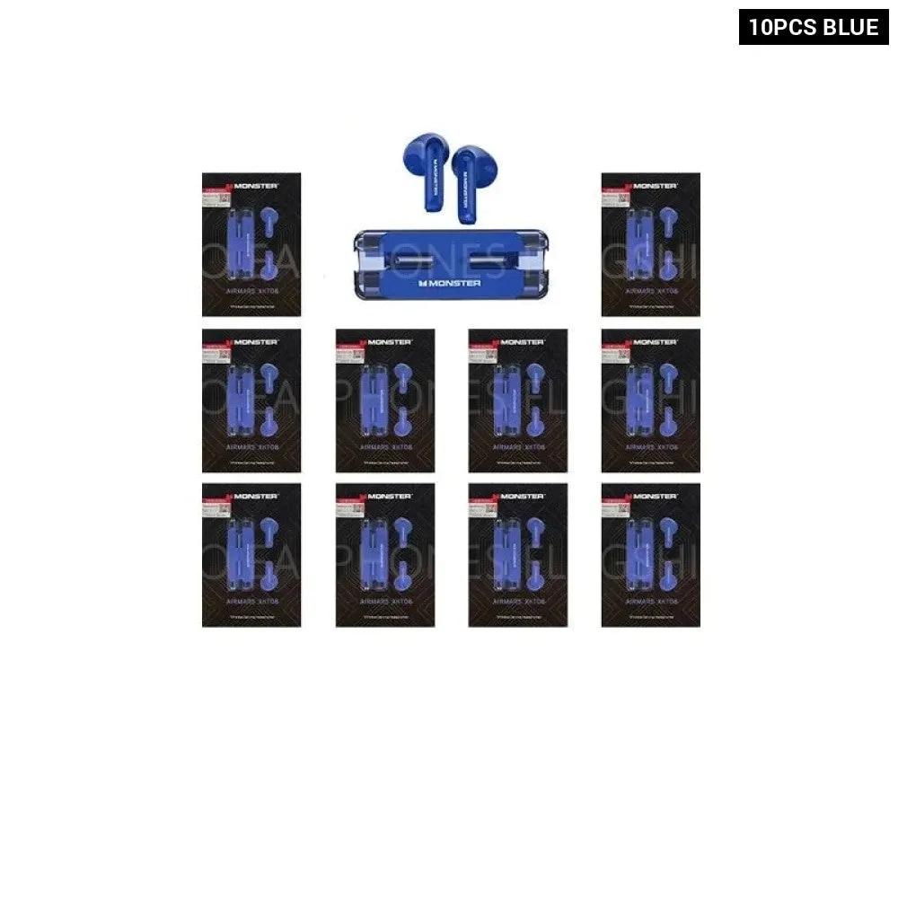5pcs/2pcs/10pcs Wireless Bluetooth 5.3 Xkt08 Gaming Tws Low Latency Noise Reduction Earphones with Earbuds