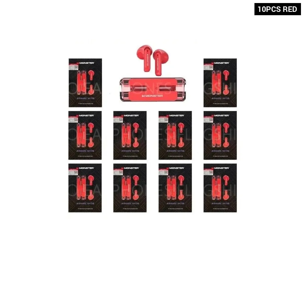 5pcs/2pcs/10pcs Wireless Bluetooth 5.3 Xkt08 Gaming Tws Low Latency Noise Reduction Earphones with Earbuds