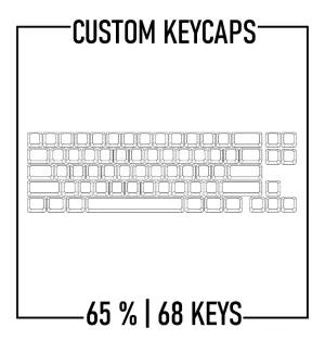 65% Custom Keycaps Set ( ANSI | 68 Keys )