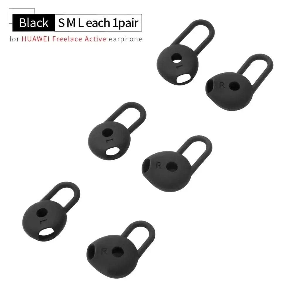 6pcs Anti-drop Ear Tips for Huawei Freelance Neck Mounted Earphones