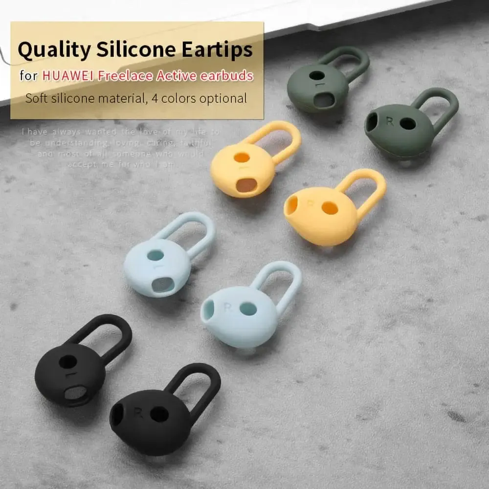 6pcs Anti-drop Ear Tips for Huawei Freelance Neck Mounted Earphones