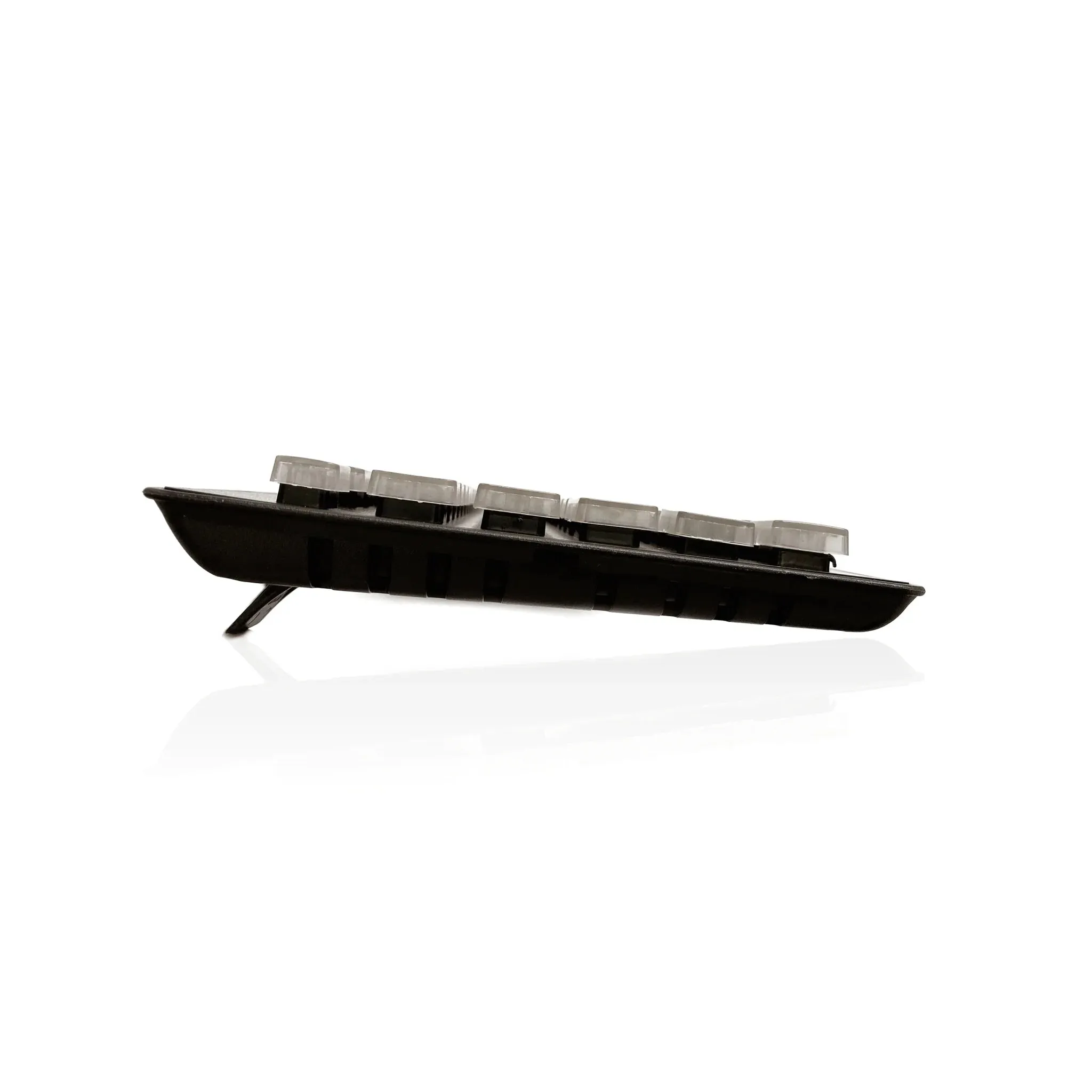 Accuratus Rainbow 2 High Contrast Keyboard with Extra Large Black Font & White Keys