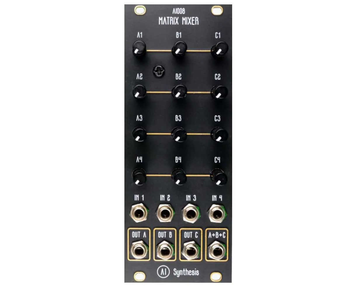 AI Synthesis AI008 Matrix Mixer - Black