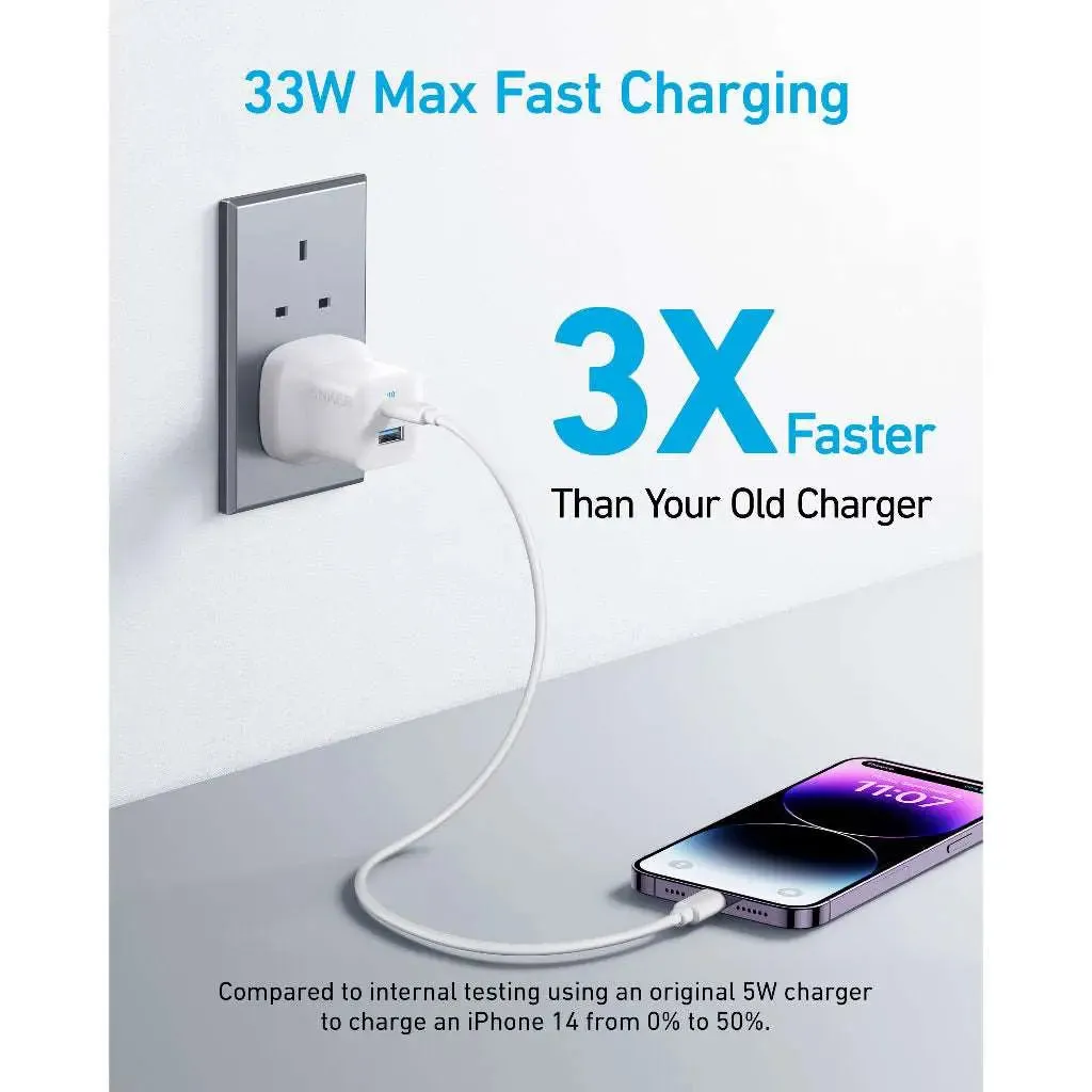 Anker Charger 323 Powerport 33W USB C Charger A2331