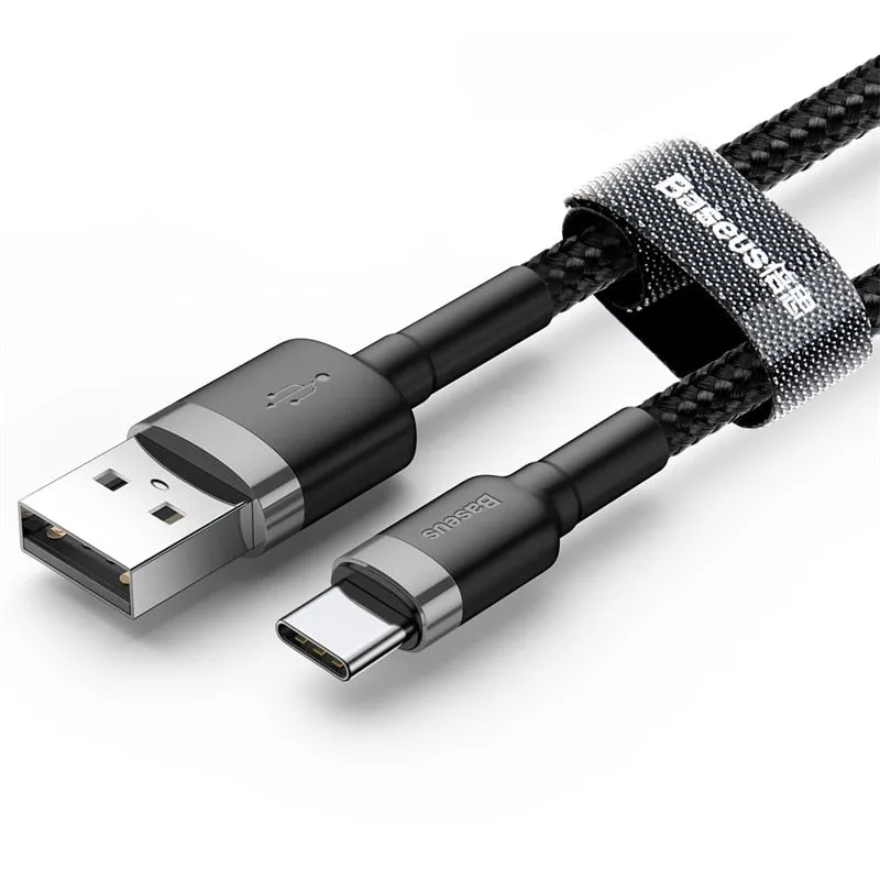 Baseus USB Type C Cable for xiaomi redmi k20 pro USB C Mobile Phone Cable Fast Charging Type C Cable for USB Type-C Devices