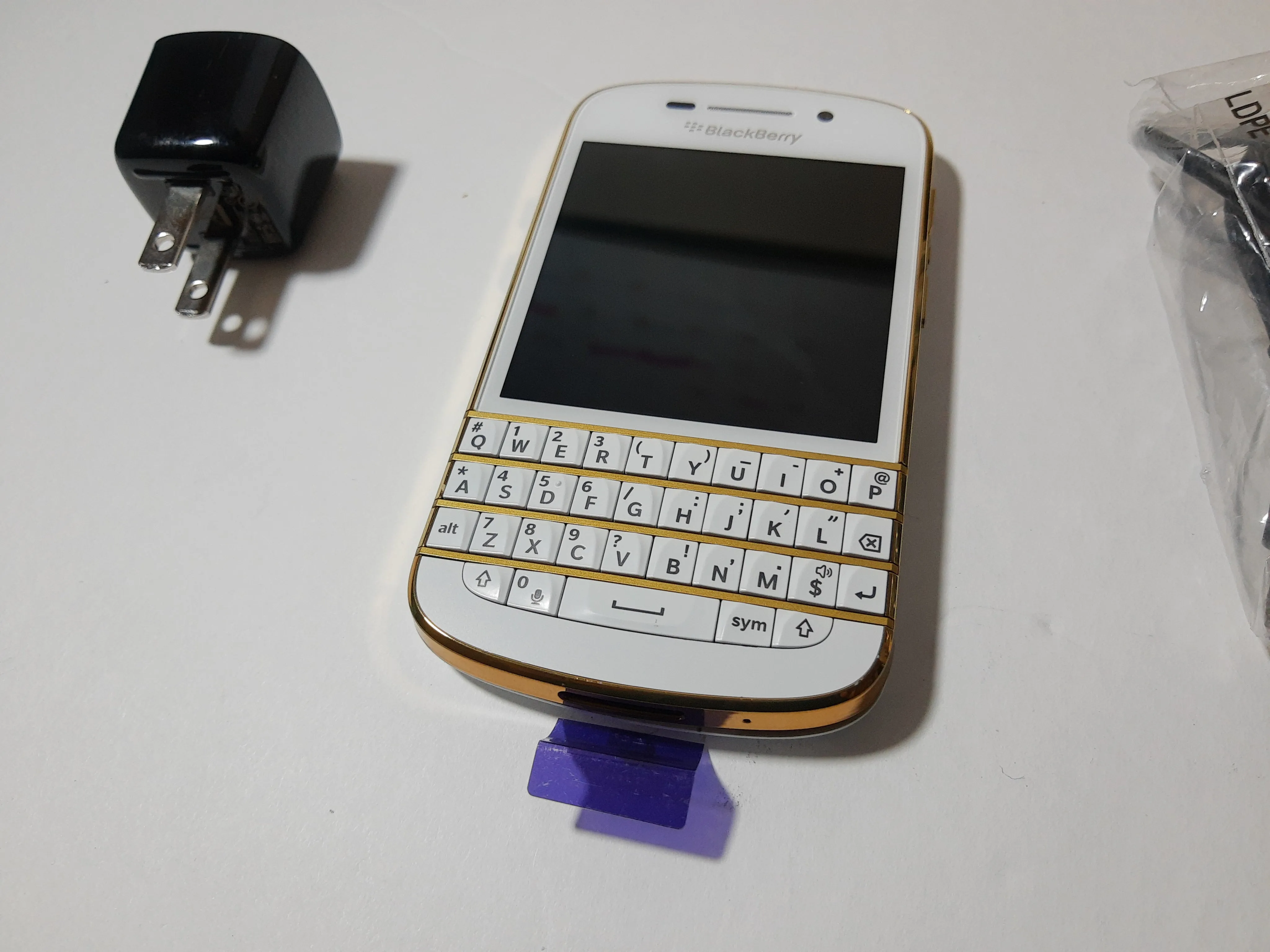 Blackberry Q10 Gold/white Edition