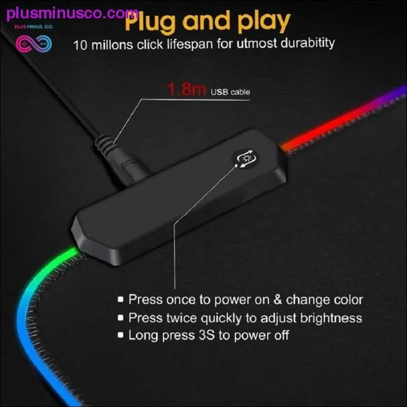 Gaming Mouse Pad Computer Mousepad Large Mouse Pad Gamer RGB