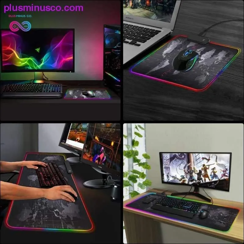 Gaming Mouse Pad Computer Mousepad Large Mouse Pad Gamer RGB