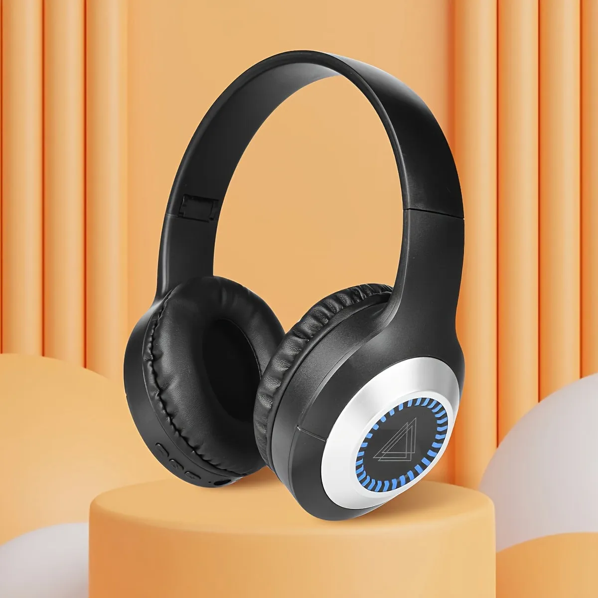 Illuminate Your Audio Experience Head-mounted Wireless Earphones