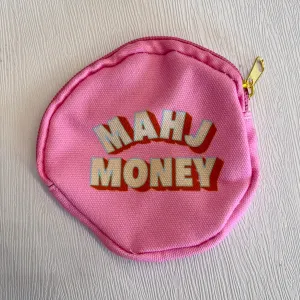 Mahj Money Circle Canvas Pouch