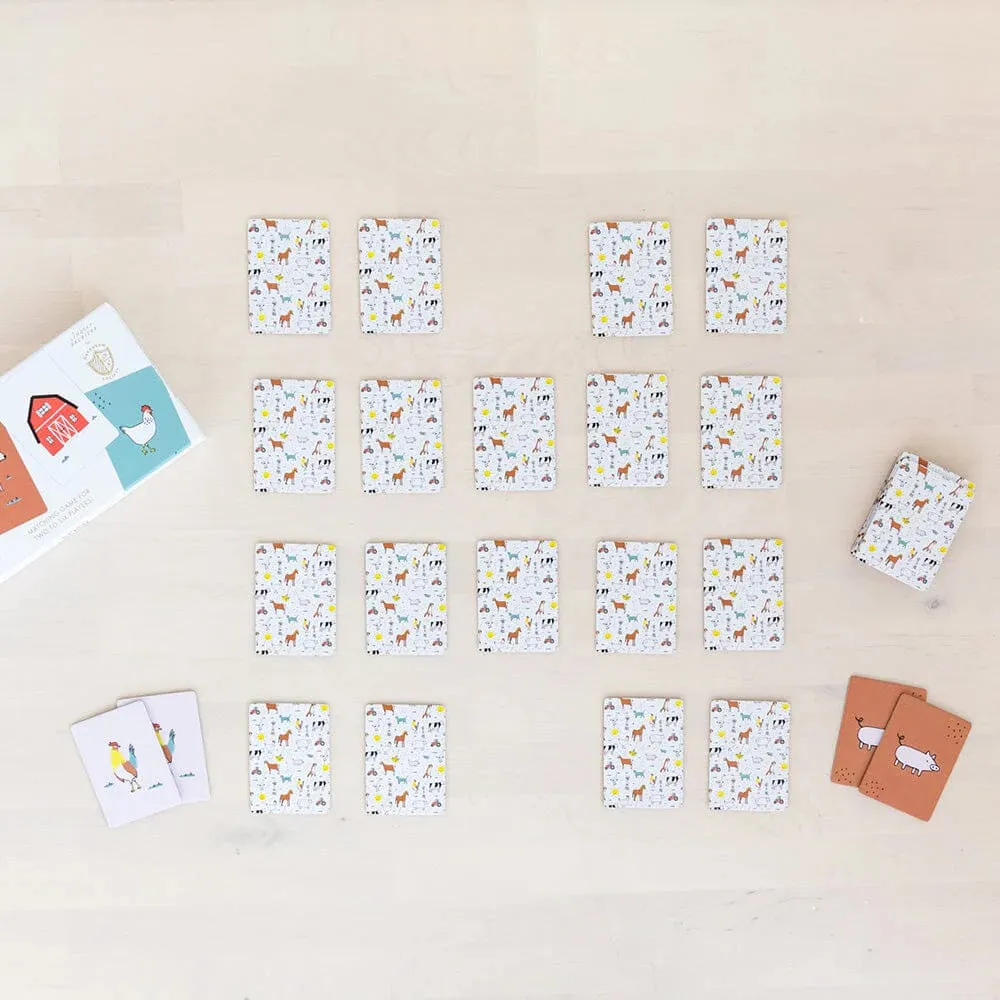 On The Farm Memory Matching Game