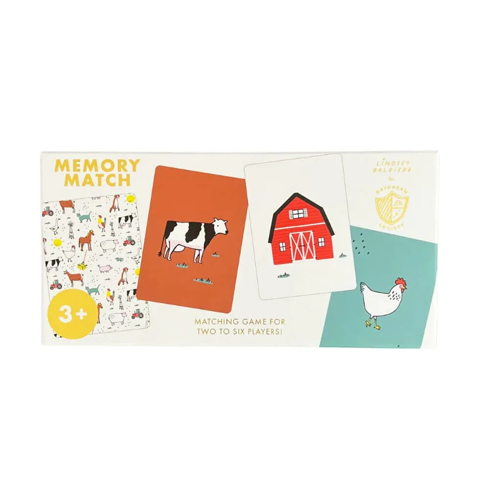 On The Farm Memory Matching Game