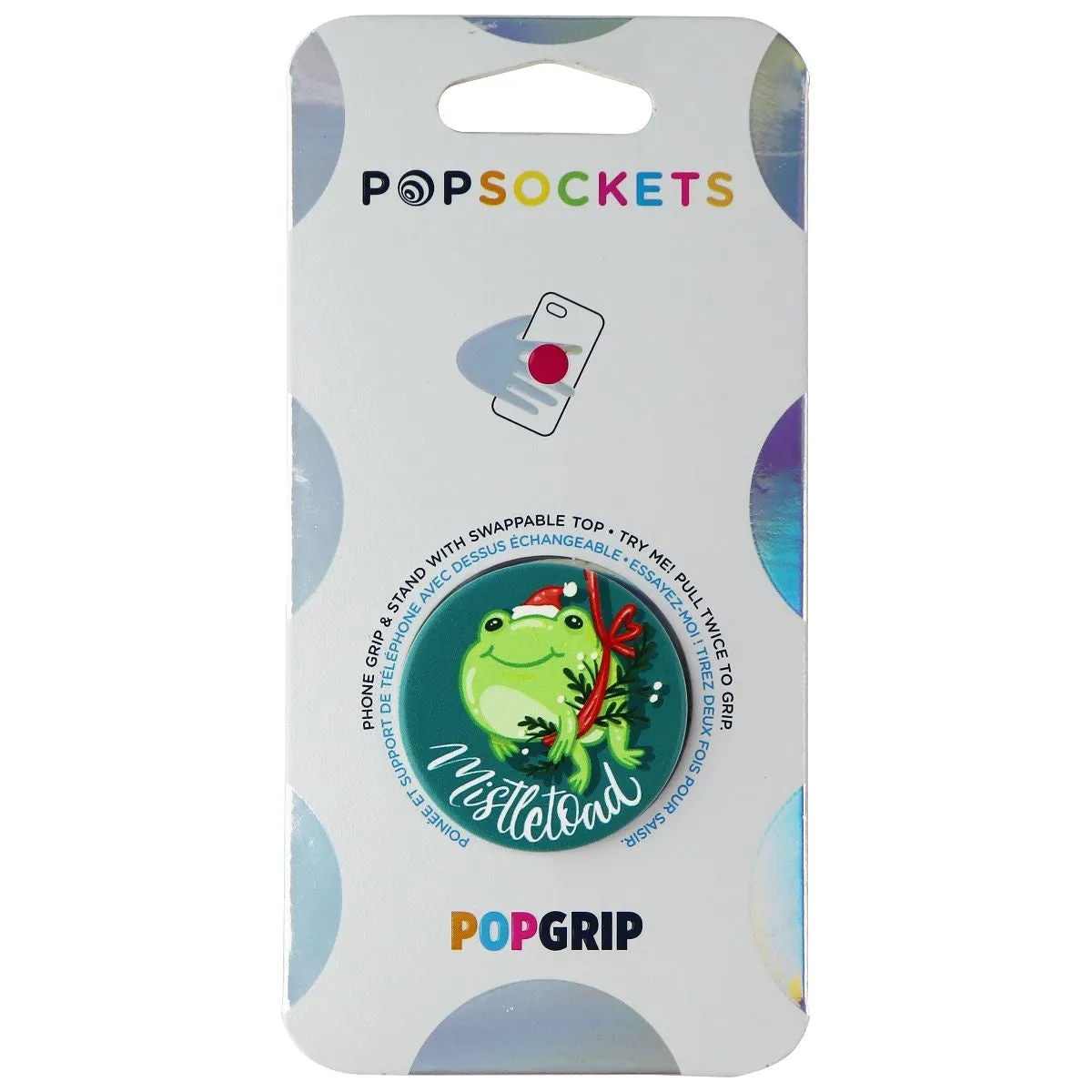 PopSockets PopGrip Swappable Grip for Phones & Tablets - Mistletoad