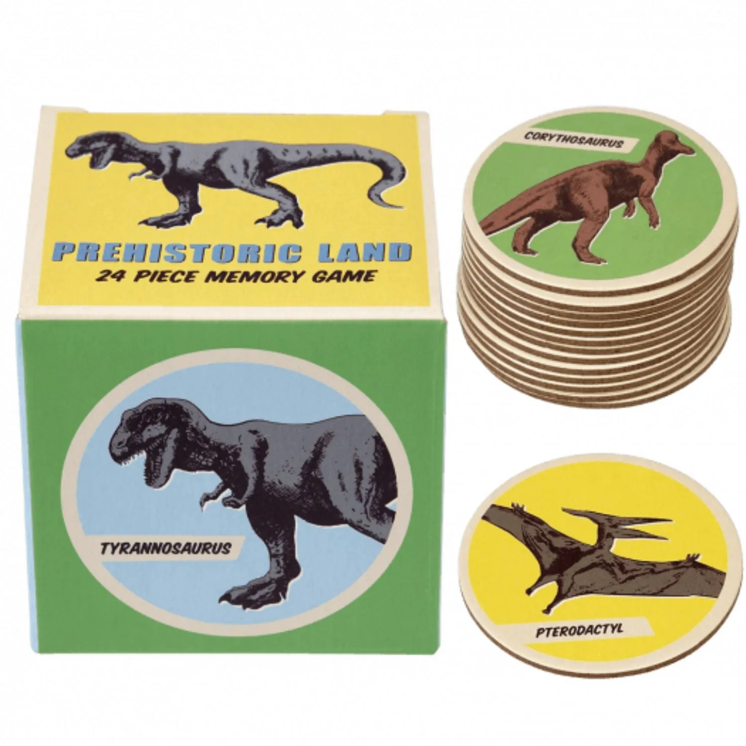Prehistoric Land Memory Game (24 Pieces)