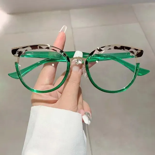 "Steph" Round Anti Blue Light Glasses