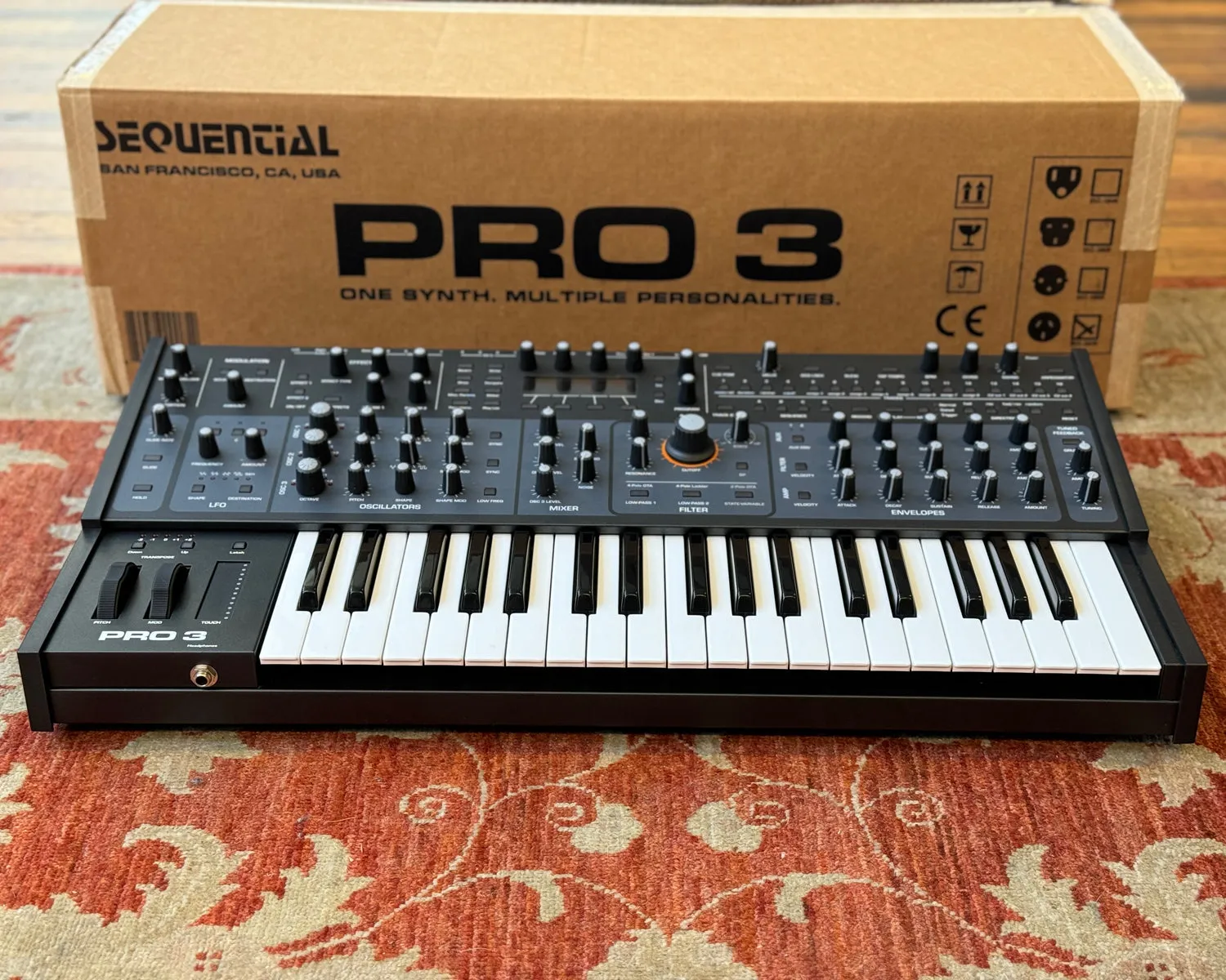 Sequential Pro 3 Multi-Filter Mono/Paraphonic Synthesizer
