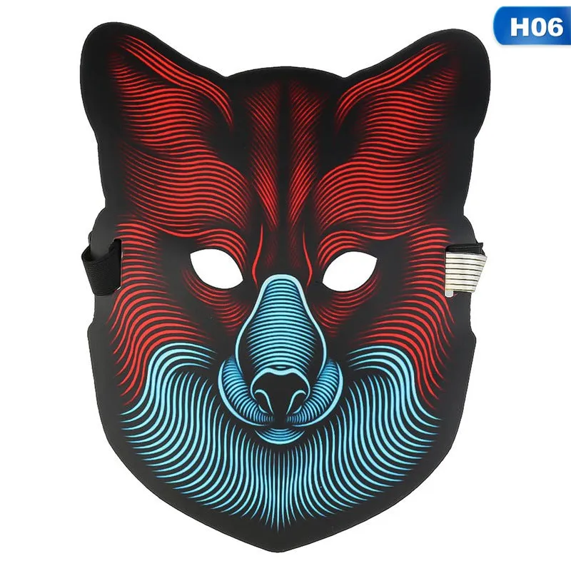 Sound Reactive LED Mask