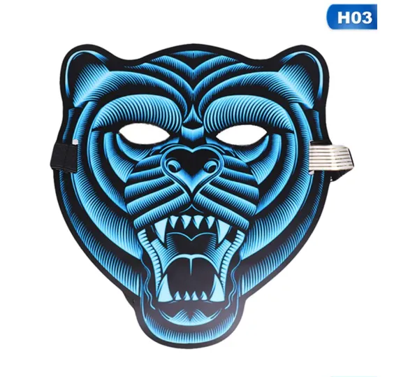 Sound Reactive LED Mask