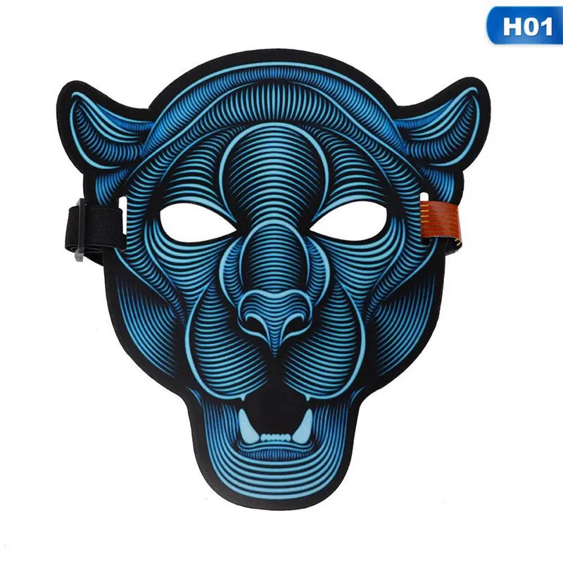 Sound Reactive LED Mask