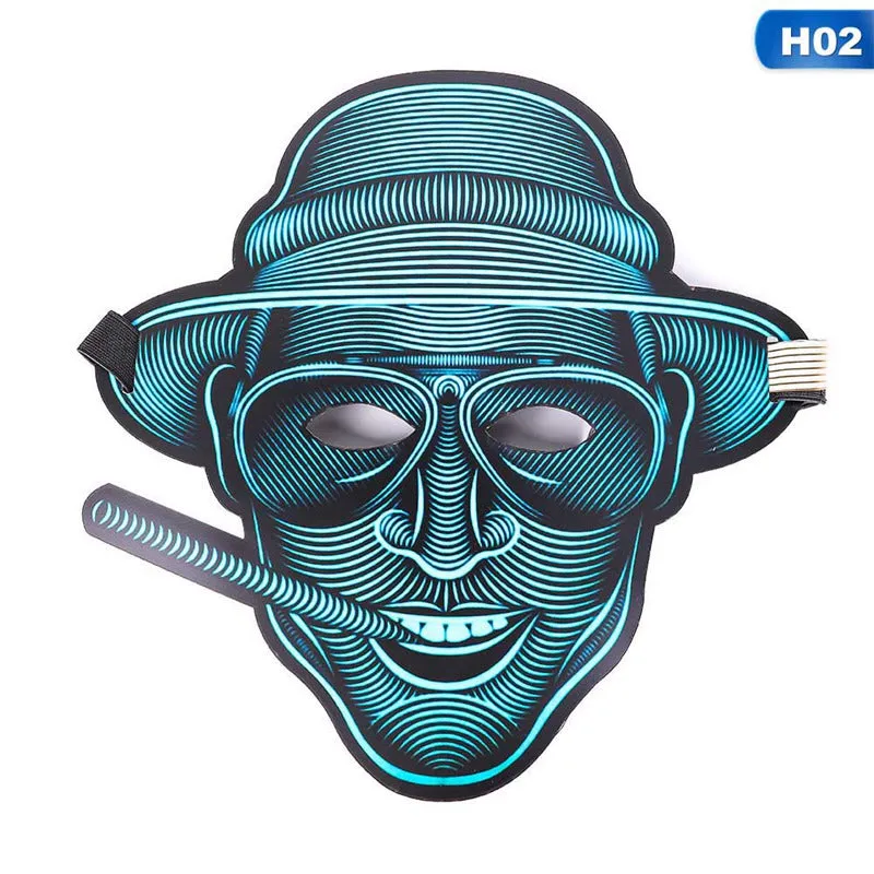 Sound Reactive LED Mask