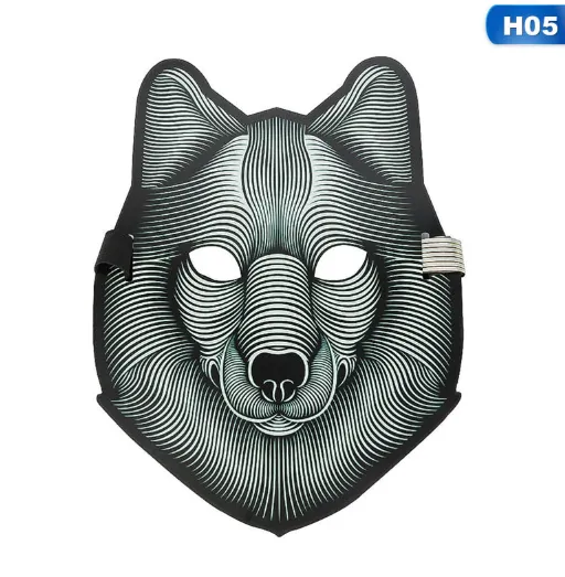 Sound Reactive LED Mask