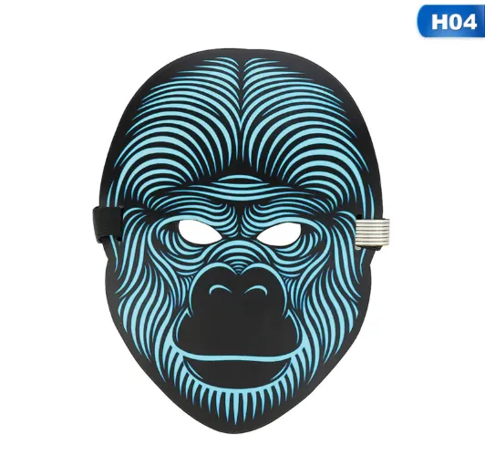 Sound Reactive LED Mask