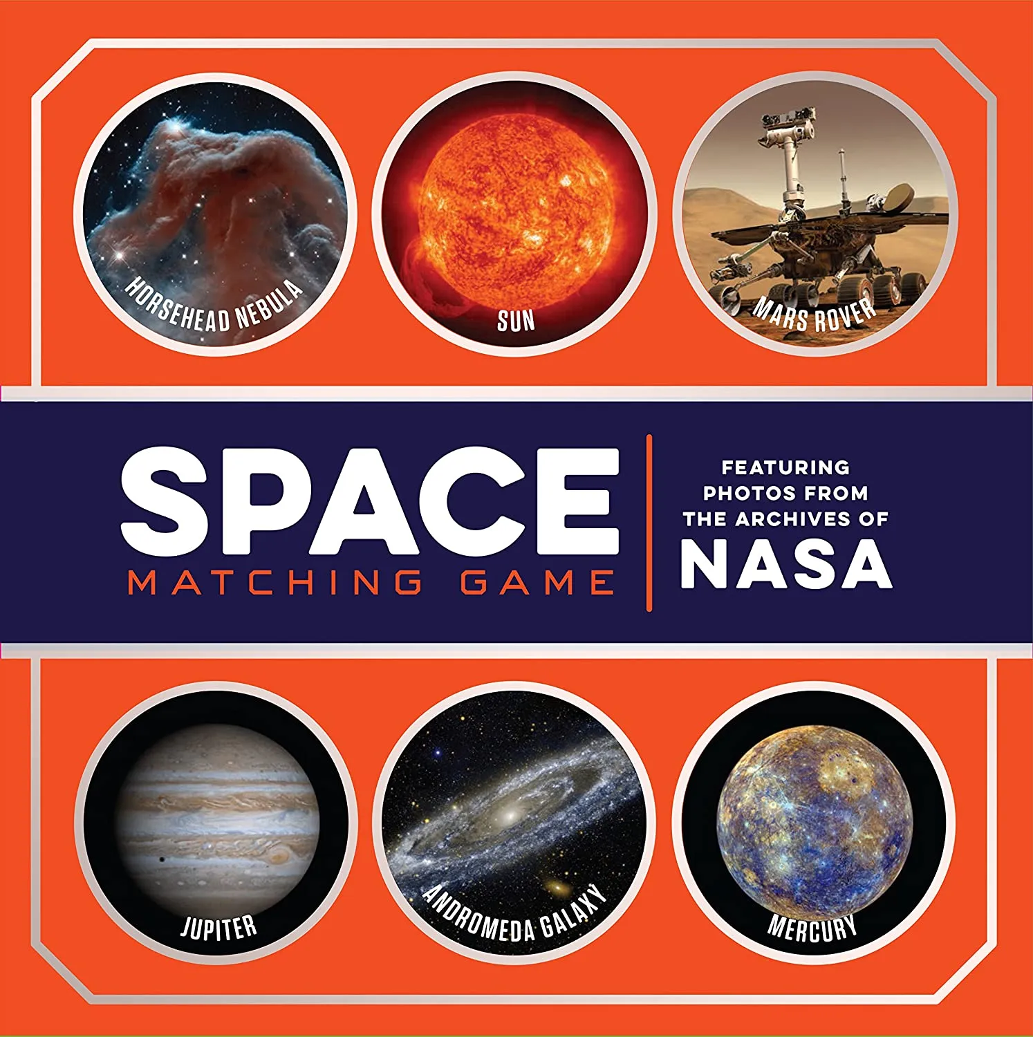 Space Matching Game: Featuring Photos from The Archives of NASA