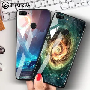TOMKAS Space Case For Huawei P20 Lite Pro Mate 10 Lite Cases Cover P Smart Glass Coque Phone Case on for Huawei Honor 9 Lite 10